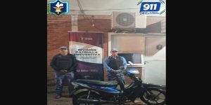 EFICAZ ACCIONAR POLICIAL RECUPERA MOTOCICLETA ROBADA EN RESISTENCIA///